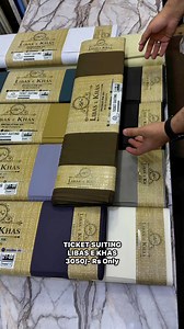 60K views · 831 reactions | LIBAS E KHAS TICKET SUITING ONLY 3050/- RS ONLY.. +923092233955 Whatsapp..LOCATION: Shadman Market Lahore. #reelsviralシ #shortsreels #shortsreels #luxury #menswear #cloth #fabric | Dress Code - Pakistan | Facebook
