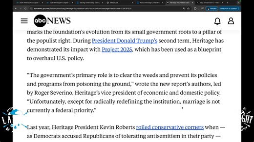 Breaking News! ABC News Reports That The Heritage Foundation Is Calling For Universal Day of Rest | DrIsaac Olatunji Jr.