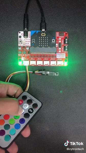 Control RGB LEDs on REKA:BIT with Remote