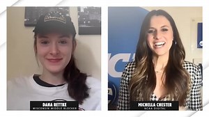 Hats off to Dana Rettke on one of the most incredible careers at Wisconsin Volleyball. Five-time first-team All American, AVCA National Player of the Year, and now, national champion. Michella Chester sits down with Dana to go through it all. #NCAAVB | NCAA Women's Volleyball