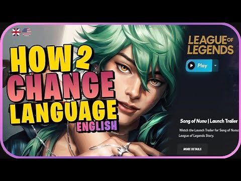 How to Change your Language to English in League of Legends (NEW)