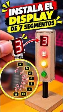 How to make a smart traffic light with Arduino and a countdown, part 6: installing the 7-segment ...
