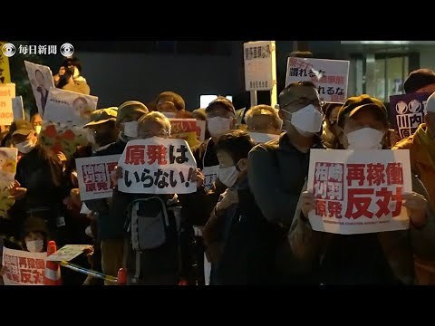 官邸前の「反原発」デモが400回で幕