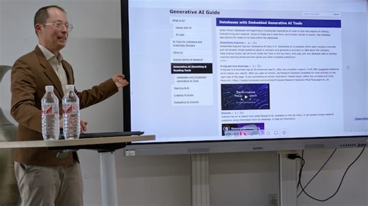 Library workshops spark deeper thinking about AI