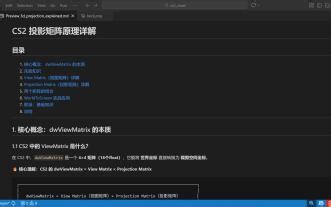 CSGO2逆向工程 第四课 投影矩阵原理概述