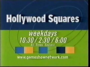 GSN Hollywood Squares promo, 2000