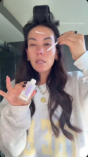 The ultimate milky toner glass skin vibe… #lorealparispartner #milkytoner #makeupprep #affordableskincare @loréal paris usa