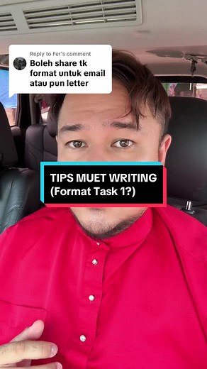 How to Format MUET Writing Task 1 - Expert Tips