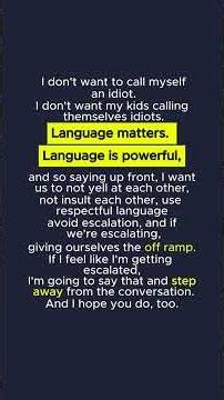 Setting Ground Rules for Healthy Conversation