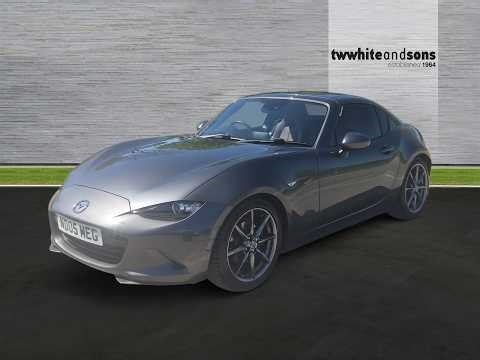 Mazda MX-5 RF 2.0 GT Sport Nav+ Euro 6 Machine Grey Metallic Nappa Leather 23471 Miles ND05 MEG