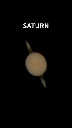 Capturing Saturn Through Celestron Powerseeker 114EQ Telescope #planet #saturn #telescope