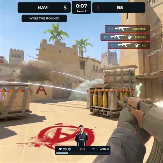 Unreal Play—b1t Deletes Four in a Flash #blast #rotterdam #кс #cs2