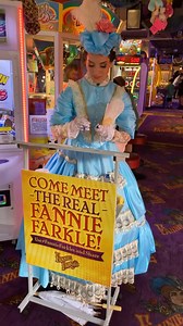 It’s Farkle Friday and we’re flashing back to 2022 when we got to meet the REAL Fannie Farkle. Did anyone else get to meet her? Fannie Farkle's Visit Gatlinburg #gatlinburg #gatlinburgtennessee #Tennessee #smokymountains #mountains #FannieFarkles #arcade #arcadegames #familytime #familyvacation #familyvacay #vacationmode #vacation | Gatlinburg Gal