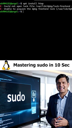 Master sudo Command in 10 Seconds 🔑 | Linux Tips