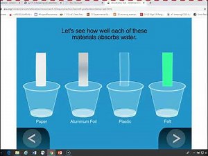 Second Grade Lesson 1.3 Designing an Absorbency Test