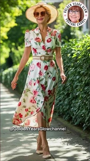 Dress Fashion Over 60 👗🌸 | Ageless Elegance in Every Look