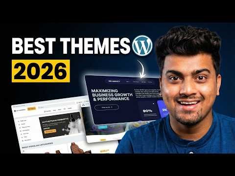 5 Best WordPress Themes for 2026 (One-Click Professional Websites) 🔥