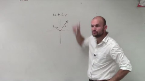 Graphing and adding two vectors to find the resultant vector