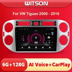 [Hot Item] Witson Android 11 Auto GPS Navigation for Volkswagen Tiguan 2010-2017 Ai Voice Carplay Navigation WiFi GPS 2 DIN Auto Radio