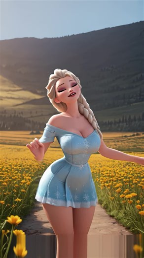 Elsa dancing #animation #queenelsa #dancing #dance #frozenedit