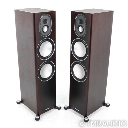 Monitor Audio Gold 300 5G Floorstanding Speakers; Dark Walnut Pair