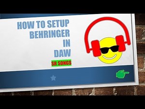 Quick Behringer X2442 USB Tutorial: DAW Setup Part 2/5