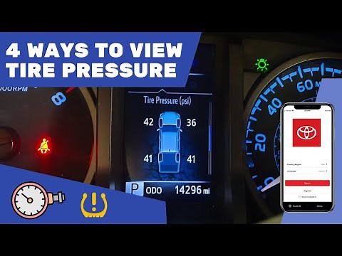 4 Ways to View Tire Pressure (2016-2023 Toyota Tacoma)
