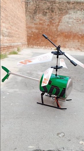 DIY RC Helicopter | homemade helicopter using soda can #helicopter #diy #toy helicopter