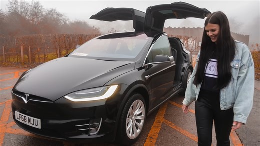 This Tesla was faster but she still wanted Mercedes