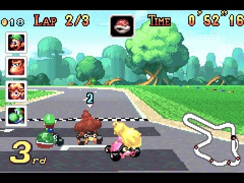 Mario Kart Super Circuit - Peach, 150cc Flower Cup