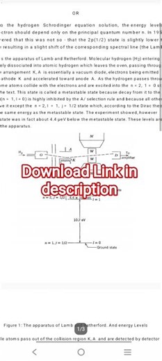 Free PDF 📚 Lamb Shift Explained Quantum Physics Notes #shorts