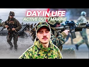 Day In The Life of an ACTIVE DUTY MARINE!
