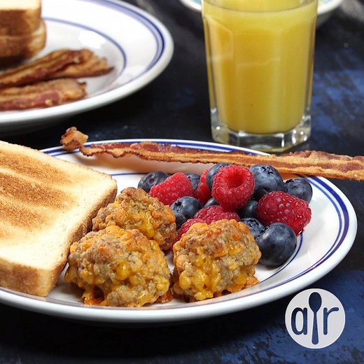 45K views · 245 reactions | "So easy, and delicious. My family ate the whole batch when I turned my back." Bisquick® Sausage Balls: https://trib.al/4a8yUzs | Allrecipes | Facebook