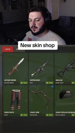 New skins yippie #rust #rustclips #rusttok #playrust