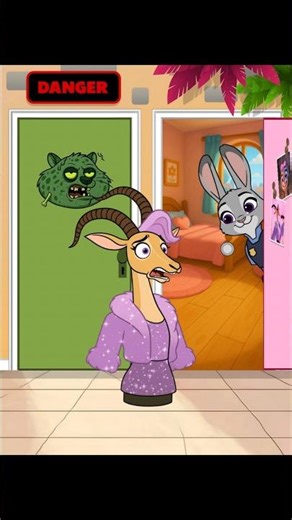 POV Judy Hopps and Gazelle run away from ZOMBIE Officer Clawhauser, but Nick Wilde... 😱 | Zootopia 2