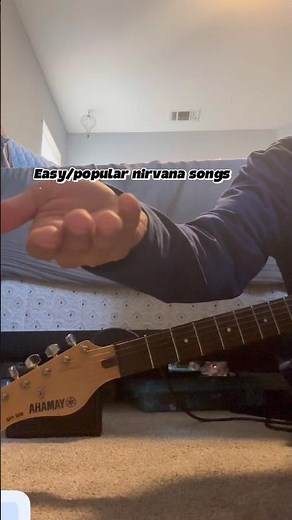 Easy/popular Nirvana songs to learn #grunge #nirvana