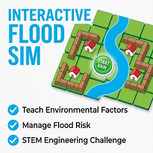 River City: Interactive Flood Defense Simulator | Earth Science Activity Game