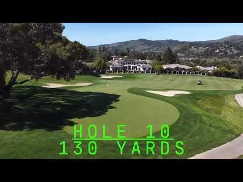 Masters & Mimosas Par 3 Course Layout