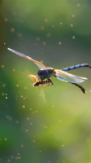 Dragonfly vs Mosquito – The Deadliest Mid-Air Strike in Nature No warning. No escape. Just perfect…