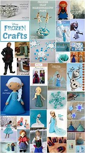 35  Disney Frozen Crafts - Cook Clean Craft