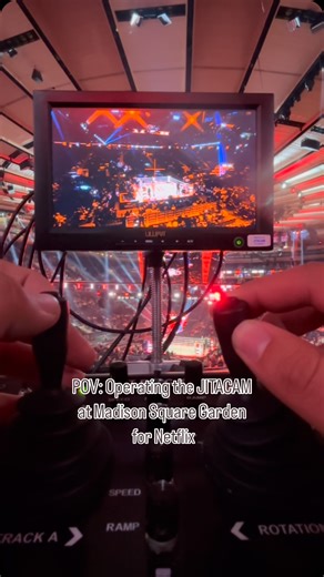 JITAcam on Instagram: "Ever wonder what it’s like to operate the JITACAM? 👀 The JITACAM—short for “Jib In The Air”—is a dynamic 360-degree camera crane that mounts to a truss and can be operated remotely. It avoids seat kills and delivers shots like this 🎥 Taylor vs. Serrano 3 was a spectacle at Madison Square Garden. Huge thanks to @netflix for having us! We had a JITACAM and two Jimmy Jibs capturing all the action 🔥 #jitacam #jib #behindthescenes #behindthebroadcast #tvproduction #televisio