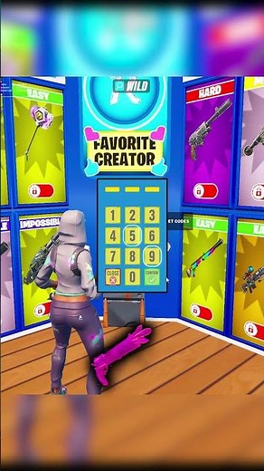 3 SECRET Fortnite Codes for Hidden Weapons (WildSniper map)