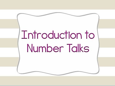 Introduction to Number Talks