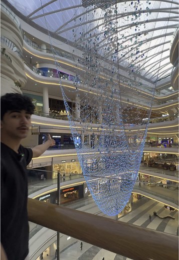 Discover Kuwait's Biggest Chandelier at Assima Mall
