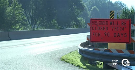 Steels Corners Bridge closure to impact Blossom concert-goers, commuters