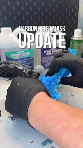 10K views · 103 reactions | Carbon Fiber Mask Tutorial Update using forged carbon flakes and carbon fiber fabric. We broke it to test out the durability and strength of the carbon fiber. Next phase is printing the mask with PET-CF on the Bambu X-1 Carbon. #tutorial #educational #science #experiment #carbonfiber #forgedcarbonfiber #3dprintedcarbon #3dprinting Bambu Lab 3D | Michael Wong | Facebook