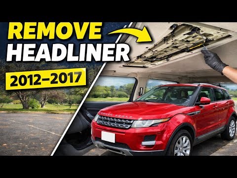 Range Rover Evoque Headliner Removal DIY (2012–2017) | Step-by-Step Part 2