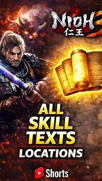 Nioh 3 – ALL Skill Capacity Text Locations(Warring States Map Guide) #viralshort #shortsvideo #nioh3