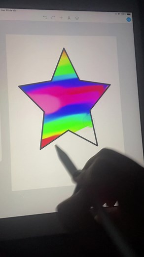 Figura Colorida que Cambia con el Tiempo