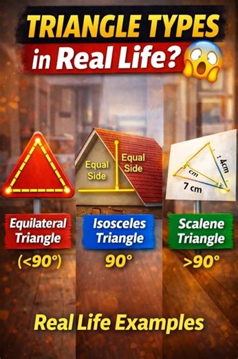 👉Triangle Types in Real Life Part-4 | Geometry Basics | Shorts”,#shortsfeed ,#viral #shorts ,#ai